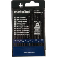 Набор сверл HSS-R по металлу 13 шт. (1,5-6,5 мм) Metabo 627161000