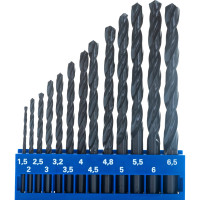 Набор сверл HSS-R по металлу 13 шт. (1,5-6,5 мм) Metabo 627161000
