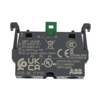 Блок контактов MCB-10 1НО ABB 1SFA611610R1001