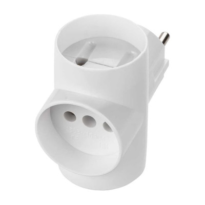 Тройник TDM ELECTRIC 3х2П 16А 250B белый SQ1806-0041