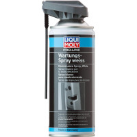 Грязеотталкивающая белая смазка LIQUI MOLY Pro-Line Wartungs-Spray weiss 0,4л 7387