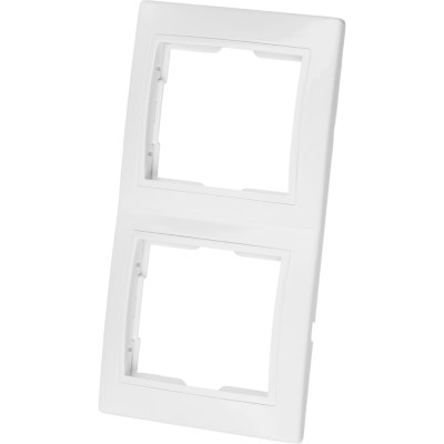 Двухпостовая вертикальная рамка, белая TDM ELECTRIC Таймыр SQ1814-0025
