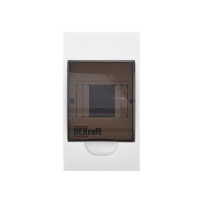 Корпус навесной пластиковый DEKraft ЩРН-П, 4мод., IP41 31008DEK