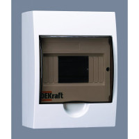 Корпус навесной модульный пластиковый DEKraft ЩРН-П-6, 6мод., IP41 31009DEK