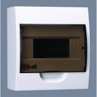 Корпус навесной модульный пластиковый DEKraft ЩРН-П-8, IP41, 20х18х10 31010DEK