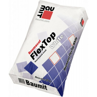 Baumit Плиточный клей Baumacol FlexTop White 25 кг 4612741800373