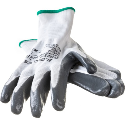 S. GLOVES Перчатки нейлоновые с нитр.покр VEZER ECO 08 размер 31615-08