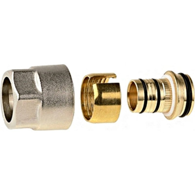 Соединитель GENERAL FITTINGS для металлопластиковых труб 3/4 / 20 мм x 2,0 мм, никель, евроконус 51047-3/4-20