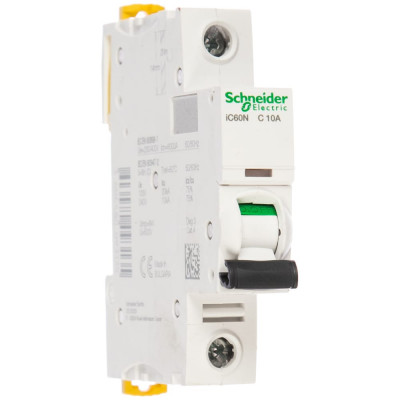 Модульный автомат Schneider Electric Acti9 iC60N 1п C 10А 6кА A9F79110