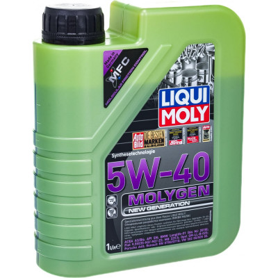 Синтетическое моторное масло LIQUI MOLY Molygen New Generation 5W-40 SN/CF;A3/B4 9053