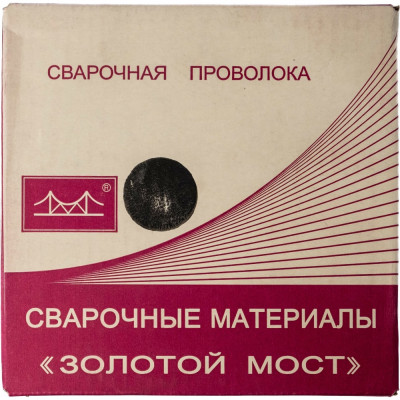 GOLDEN BRIDGE Проволока сварочная омеднённая JQ.MG50-6/ER70S-6 1,0 мм х 5кг 134