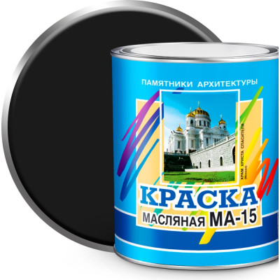 ABC FARBEN Краска масляная МА-15 черный (2.5 кг) 4300000376