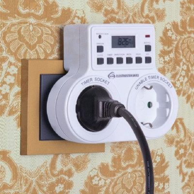 Электронная розетка-таймер Elektrostandard TMH-E-5 a026138