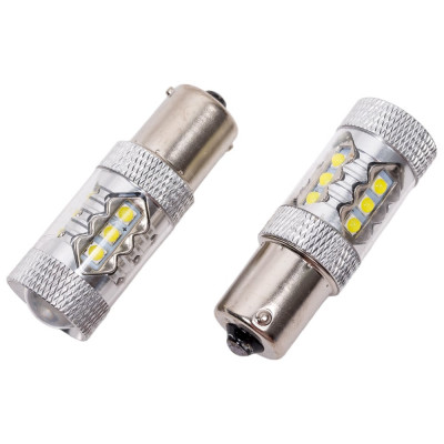 Вымпел Лампочка автомобильная BA15S-1156 80W 14SMD 5140