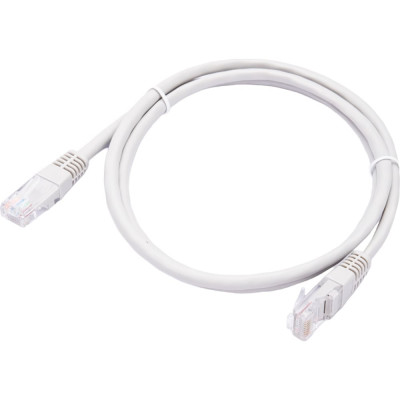 REXANT Многожильный пaтч-корд U/UTP, CAT 5e, RJ45-RJ45, PVC, 1 м, серый 18-1002