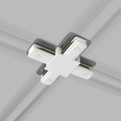 Elektrostandard TRC-1-1-X-WH Соединитель электрический Коннектор X-образный белый a039585