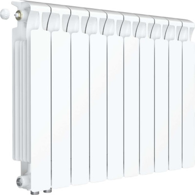 RIFAR Радиатор биметаллический MONOLIT Ventil 500 10 секц. нижн. лев. R-MN-500-10-VL