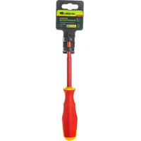 СИБРТЕХ Отвертка диэлектрическая PH2*100mm, CrV, до 1000В, двухкомпонентная рукоятка//Сибртех 12929