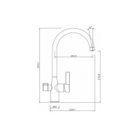 IDDIS Смеситель для кухни с каналом для фильтрованной воды, Pure, PURSBFJi05