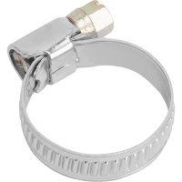 Металлические хомуты СИБРТЕХ, стандартное болтовое крепление, 16-27мм, 2шт, ширина 9мм, 47657