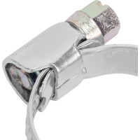 Металлические хомуты СИБРТЕХ, стандартное болтовое крепление, 16-27мм, 2шт, ширина 9мм, 47657