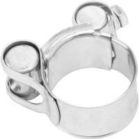 Металлические силовые хомуты СИБРТЕХ 26-28 мм, ширина 18 мм, шарнирный, W1, 2шт 47509