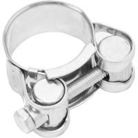 Металлические силовые хомуты СИБРТЕХ 26-28 мм, ширина 18 мм, шарнирный, W1, 2шт 47509