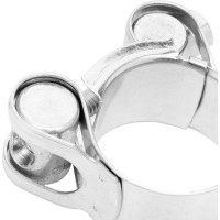 Металлические силовые хомуты СИБРТЕХ 26-28 мм, ширина 18 мм, шарнирный, W1, 2шт 47509