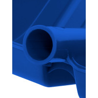 Полипропиленовая синяя лопата 400 х 420 мм без черенка, СИБРТЕХ Россия 61618