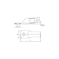 Луженый наконечник ТМЛ 35-10-10 КВТ 40887