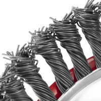 Щетка чашечная для УШМ (125 мм; М14; крученая проволока 0.8 мм) MATRIX 74625