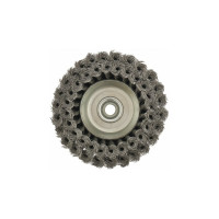 Щетка чашечная двухрядная (125 мм; М14, крученая проволока 0,35 мм) для УШМ MATRIX 74678