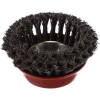 Щетка чашечная двухрядная (125 мм; М14, крученая проволока 0,35 мм) для УШМ MATRIX 74678