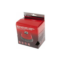 Щетка чашечная двухрядная (125 мм; М14, крученая проволока 0,35 мм) для УШМ MATRIX 74678