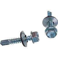 Кровельный саморез с шайбой EPDM КРЕП-КОМП цинк 6,3х32 150шт ск6332ф