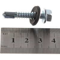 Кровельный саморез с шайбой EPDM КРЕП-КОМП цинк 6,3х32 150шт ск6332ф