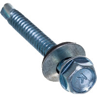 Кровельный саморез с шайбой EPDM КРЕП-КОМП 6,3х60 100шт ск6360ф