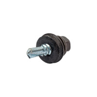 Кровельный саморез Kenner 5,5х19 RAL8019 серо-коричневый 300шт ск55198019ф