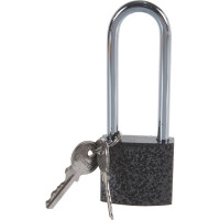 Навесной замок STAYER STANDARD удлиненная закаленная дужка, 38мм 37160-38-1