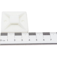 Монтажные самоклеящиеся площадки FORTISFLEX ПМС 40х40 белый 100шт 49447