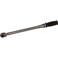 Динамометрический ключ для левой и правой резьбы KING TONY P34462-1DG 1/2", 40-200 Нм, футляр, в комплекте 2 торцевые головки