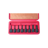 Набор ударных торцевых головок 1/2" TORX Т25-Т60 L=60мм в кейсе 9шт JTC-J408T