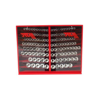 Набор шестигранных торцевых головок 1/2" 10-32мм в металлическом шкафу 137шт JTC-H4137