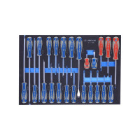 Набор отверток (ложемент, 24 предмета) KING TONY 9-31124MRV