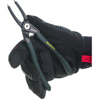 Съемник внутренних стопорных колец KRAFTOOL с прямыми губками 180 мм 22812-1