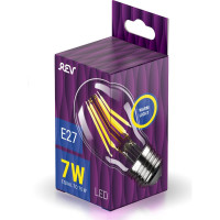 Светодиодная лампа LED Filament  A60 E27 7W 695Лм, 2700K, теплый свет REV 32353 2