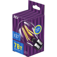 Светодиодная лампа LED Filament  A60 E27 7W 695Лм, 2700K, теплый свет REV 32353 2