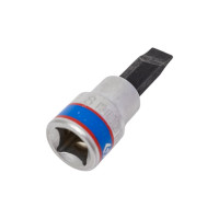 Торцевая насадка (бита) 3/8", Slotted, 1.2х8мм, 50мм KING TONY 302208