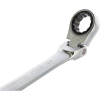 Трещоточный комбинированный ключ с шарниром 19мм KING TONY 373019M