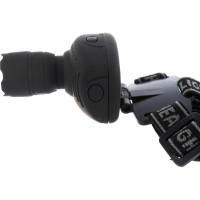 Налобный фонарь Ultraflash LED5354 серый, 1Вт LED, ZOOM, 3 режима, 3XR03, пластик, коробка 11549